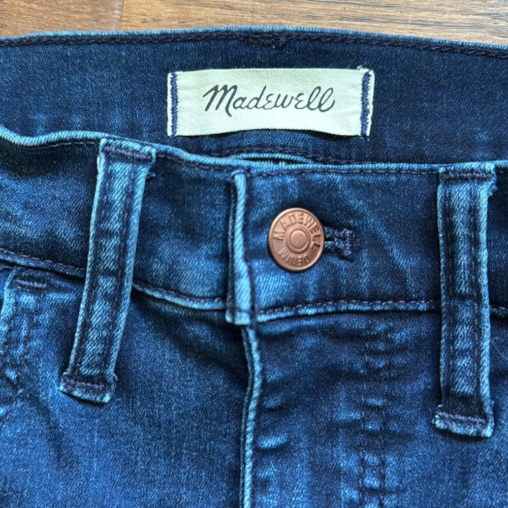 Madewell Roadtripper Stovepipe Lyocell Casual Crop Ankle Denim Jeans 27P - Picture 6 of 15